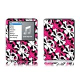 Skully Pink Design Protective Decal Skin Sticker for Apple iPod nano 3G (3rd Generation) 4GB/ 8GB Player