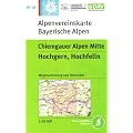 DAV Bayerische Alpen 18 Chiemgauer Alpen Mitte - Hochgern, Hochfelln 1 : 25 000