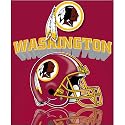Washington Redskins Light Weight Fleece NFL Blanket (Grid Iron) (50"x60")
