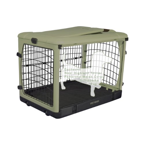 Pet Gear 'The Other Door' Steel Crate for Cats and Dogs up to 30-pounds - 27-inches - Sage