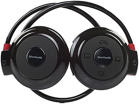 Wireless Bluetooth Stereo Headset,SHZONS On-Ear Mini Sport Headphone Earphone with Built-in Microphone for iPad,Samsung iPhone Smartphones,etc.(Black)