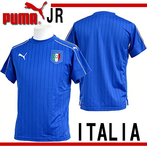 PUMA Kinder Trikot FIGC Italia Home Shirt Replica, Team Power Blue/White, 164, 748833 01