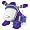 I-Dog Chill Purple Set