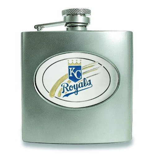 MLB Kansas City Royals Stainless Steel Hip Flask 6oz
