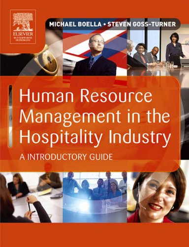 City Travel Guides Discounted  Books : Human Resource Management in the Hospitality Industry: An Introductory Guide