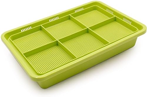 EPGardening Thickening Resin Seed Sprouter,12.6*8.6 Inch,Green
