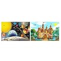 Solar System and Castle Floor Puzzle Assortment