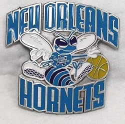 New Orleans Hornets Enamel Belt Buckle, NBA Basketball Buckle
