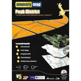 Memory-Map V5 Peak District OS 1:25,000