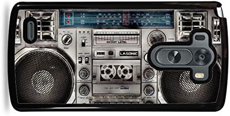 Retro 80s Boombox Black Hardshell Phone Case for LG G3