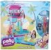 Polly Pocket Ultimate Pool Party Playset with Color Change Bathing Suit and Hair Polly Doll with her Kitty Pet Plus Pool Accessories