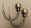 A&F Rod Decor - A New Pair of Curtain Hold Back / Tie Back A68 - antique brass
