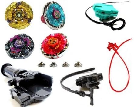 4er Kreisel Set Dark Cancer + Hell Kerbecs + Byxis + Gravity + 4 Metallspitzen usw. von Rapitidy Fury by Tisey