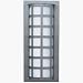 101 Outdoor Light Wall Fixture in Stainless Steel & White Glass