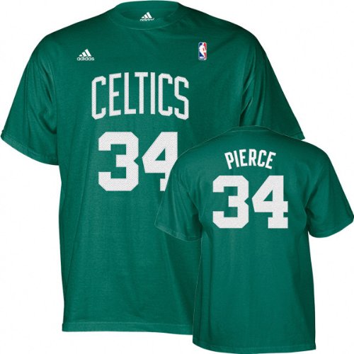 Paul Pierce adidas Name and Number Boston Celtics T-Shirt