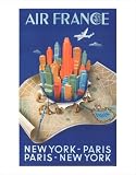 Air France poster print,8 in. x 10 in.