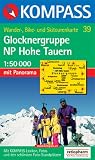 Glocknergruppe, Nationalpark Hohe Tauern: Wander-, Rad- und Skitourenkarte. Mit Panorama. GPS-genau. 1:50.000