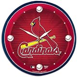 Cardinals WinCraft MLB Round Clock