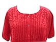 Boho Blouse Red Pleated Shirt Summer Wear Tunic Top Xxl