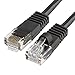 Cmple - Cat5e Ethernet Cable 15 ft, 350 MHz UTP Cat 5e Ethernet Patch Cord, 1Gbps Network LAN Cables, RJ45 Connectors, Compatible with Laptop, Modem, Router - Black