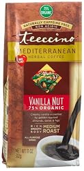 Teeccino Caffeine-Free Herbal Coffee, Mediterranean Vanilla Nut, 11-Ounce Bags (Pack of 3)