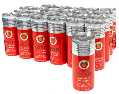 essn Sparkling Fuji Apple Juice, 8.4-Ounce Cans (Pack of 24) by essn