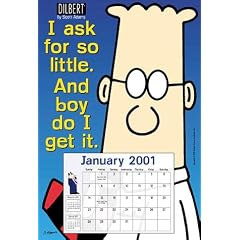 Dilbert Magnetic 2001 Calendar