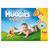 Huggies - 2994596 - Super Dry Giga Box - Taille 3 - 4-9 kg x 192 Couches