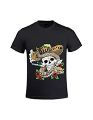 Apparel: Mexican Devil Jose Spinnin Cortes, Eduardo Lujan Men T Shirts Crew Neck Custom Black