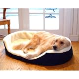 Large 36x24 Lounger Dog Pet Bed - Blue