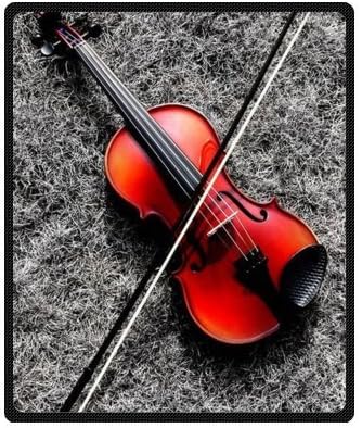 50" x 60" (Medium) / Hot Red Violin Music Blankets Throws Huge Surprise For Sale