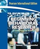 Beginning behavioral research : a conceptual primer