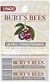 Burt's Bees Lip Balm, Ultra Conditioning with Kokum Butter Blister Box, 0.3 Ounce, 2 Count