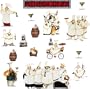 RoomMates RMK1255SCS Chefs Peel & Stick Wall Decals