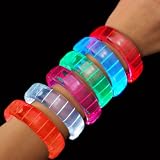Fashion LED Bracelets in Assorted Colors, Set of 12