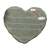 Grasslands Road Beloved "Rainbow Bridge" Poem Heart Stepping Stone Plaque