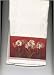 Kitchen towel ~ White Amaryllis on Red ~ limited item ~ code 474