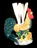 KITCHEN UTENSIL HOLDER, TOOL SET COUNTRY ROOSTER