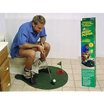Potty Putter Putting Mat Golf Game