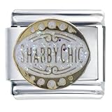Shabby Chic Italian Char Bracelet Link