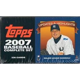 2007 Topps Baseball Traded, Updates and Highlights Series Factory Sealed 330 Card Set. Loaded with Rookie Cards and Stars Including Joba Chamberlain, Hideki Okajima, Hunter Pence, Ryan Braun, Tim Lincecum, Albert Pujols, Alex Rodriguez, Derek Jeter, Ichiro Suzuki, Ken Griffey Jr., Daisuke Matsuzaka, Barry Bonds and Many More!