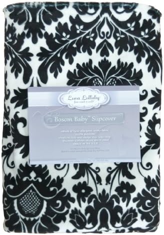 Bosom Baby Nursing Pillow Slip Cover, Dynasty Black