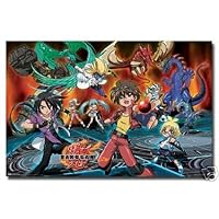BAKUGAN POSTER Battle Action RARE HOT NEW 24X36