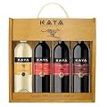 KAYA Holzkiste (4 Sorten Wein in Holzschatulle)