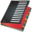 Leitz 59140095 Deskorganizer Color 1-24, 24 F�cher, Karton, schwarz