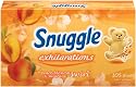 Snuggle Exhilarations Peach Sunshine Swirl Orange Dryer Sheets, 105-Count Boxes (Pack of 3)