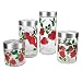 Round Apple 4-pc. Canister Set