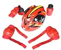 Raleigh Bandit MX Helmet, Pad and Bottle Set (Red)