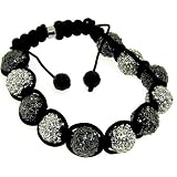 New black z hip hop shamballa disco ball jay bracelet bling