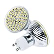 3,6W 60SMDs(3528) GU10 LED Lampe Light Leuchtmittel Strahler Cup warmweiss 350Lumen